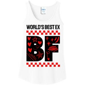 Funny Exboyfriend Worlds Best Ex Boyfriend Ladies Essential Tank