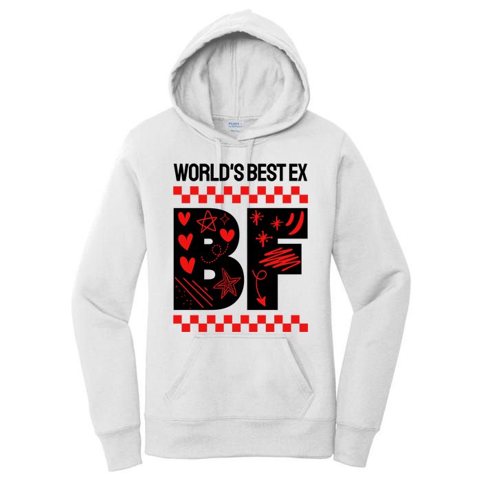 Funny Exboyfriend Worlds Best Ex Boyfriend Women's Pullover Hoodie