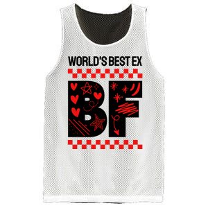 Funny Exboyfriend Worlds Best Ex Boyfriend Mesh Reversible Basketball Jersey Tank