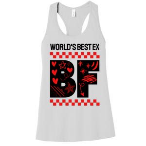 Funny Exboyfriend Worlds Best Ex Boyfriend Women's Racerback Tank