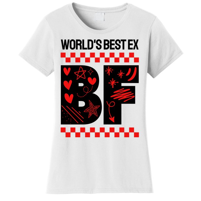 Funny Exboyfriend Worlds Best Ex Boyfriend Women's T-Shirt