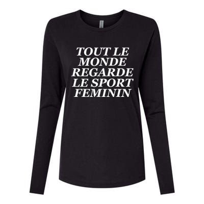 French Everyone Watches Women Sports Womens Cotton Relaxed Long Sleeve T-Shirt