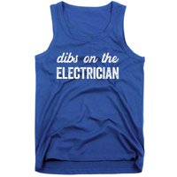 Funny Electrician Wife Dibs On The Electrician Gift Tank Top