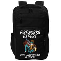 Fireworks Export What Could Possibly Go Wrong 4th Of July Cute Gift Impact Tech Backpack