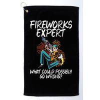 Fireworks Export What Could Possibly Go Wrong 4th Of July Cute Gift Golf Towel