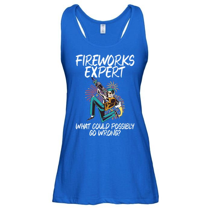 Fireworks Export What Could Possibly Go Wrong 4th Of July Cute Gift Ladies Essential Flowy Tank