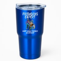 Fireworks Export What Could Possibly Go Wrong 4th Of July Cute Gift Tumbler