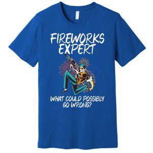 Fireworks Export What Could Possibly Go Wrong 4th Of July Cute Gift Premium T-Shirt