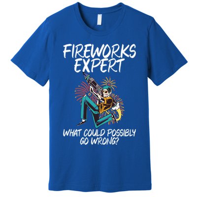 Fireworks Export What Could Possibly Go Wrong 4th Of July Cute Gift Premium T-Shirt