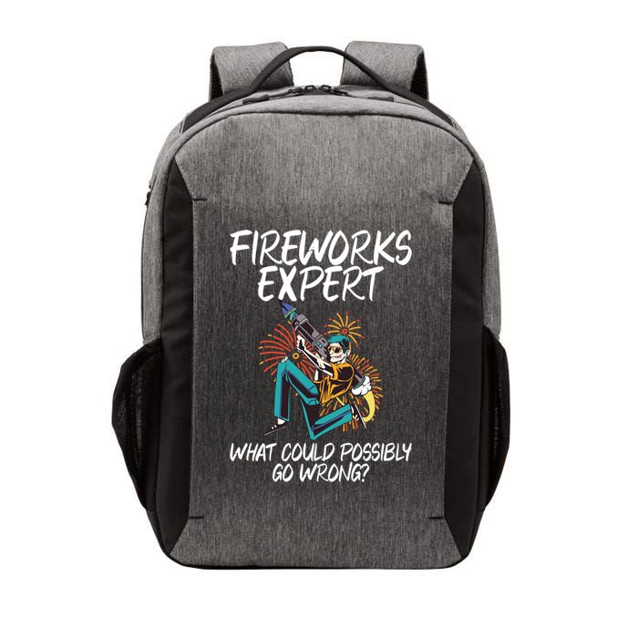 Fireworks Export What Could Possibly Go Wrong 4th Of July Cute Gift Vector Backpack