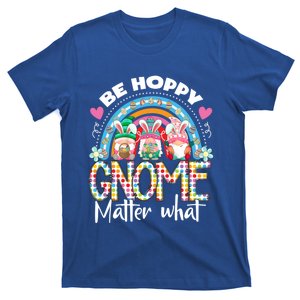 Funny Easter With My Gnomies Happy Easter Gnome Rainbow Funny Gift T-Shirt