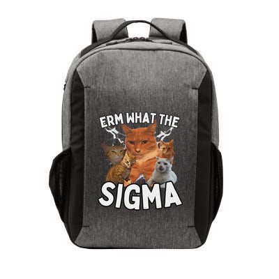 Funny Erm What The Sigma Ironic Meme Brainrot Quote Vector Backpack