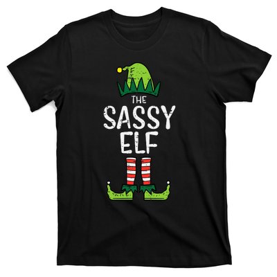 Festive Elf Xmas Matching Holiday Outfits T-Shirt