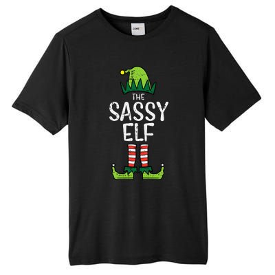 Festive Elf Xmas Matching Holiday Outfits Tall Fusion ChromaSoft Performance T-Shirt