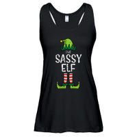 Festive Elf Xmas Matching Holiday Outfits Ladies Essential Flowy Tank