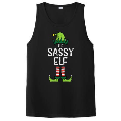 Festive Elf Xmas Matching Holiday Outfits PosiCharge Competitor Tank