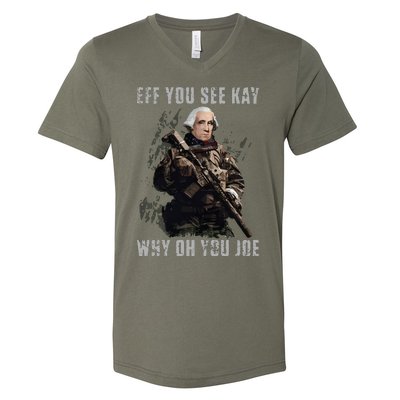 FJB Eff You See Kay Why Oh You Joe V-Neck T-Shirt