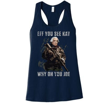 FJB Eff You See Kay Why Oh You Joe Women's Racerback Tank