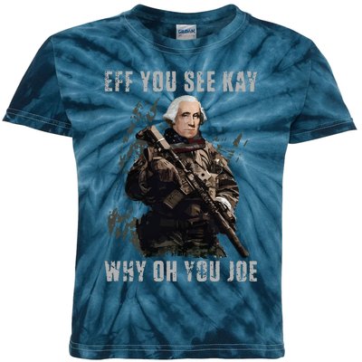 FJB Eff You See Kay Why Oh You Joe Kids Tie-Dye T-Shirt