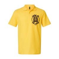 Funny Easter YOLO JK BRB Jesus Softstyle Adult Sport Polo