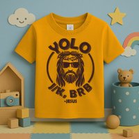 Funny Easter YOLO JK BRB Jesus Toddler T-Shirt
