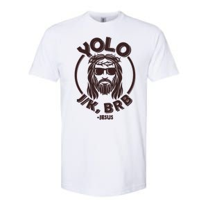 Funny Easter YOLO JK BRB Jesus Softstyle® CVC T-Shirt