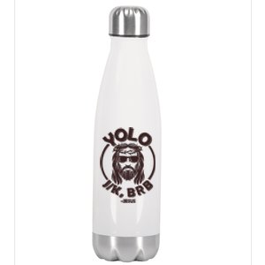 Funny Easter YOLO JK BRB Jesus Stainless Steel Insulated Water Bottle