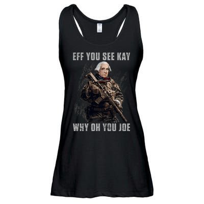 FJB Eff You See Kay Why Oh You Joe Ladies Essential Flowy Tank