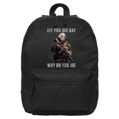 FJB Eff You See Kay Why Oh You Joe 16 in Basic Backpack