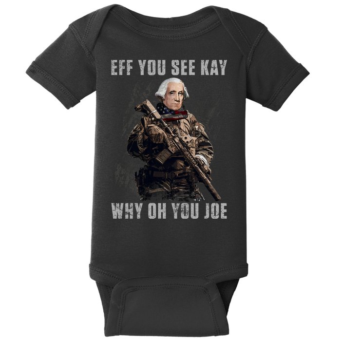 FJB Eff You See Kay Why Oh You Joe Baby Bodysuit