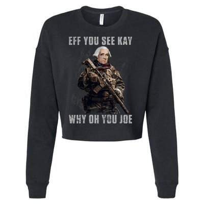 FJB Eff You See Kay Why Oh You Joe Cropped Pullover Crew