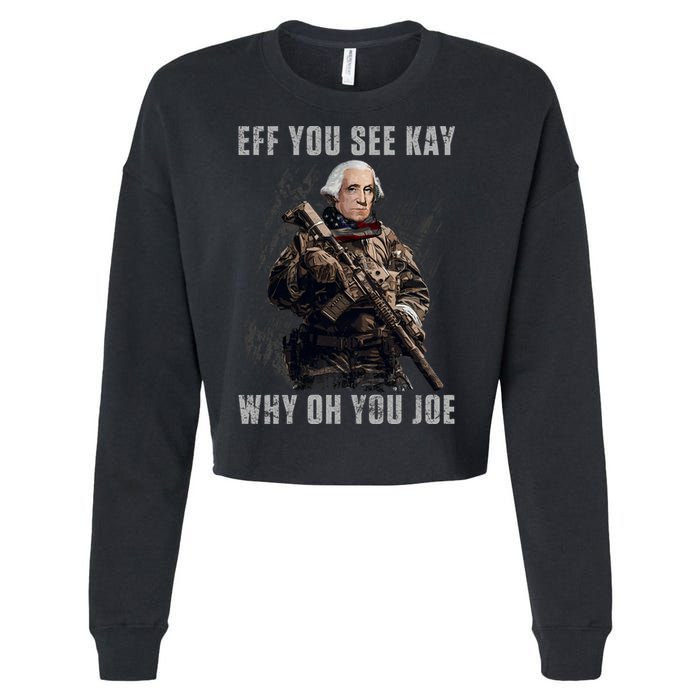 FJB Eff You See Kay Why Oh You Joe Cropped Pullover Crew
