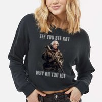 FJB Eff You See Kay Why Oh You Joe Cropped Pullover Crew