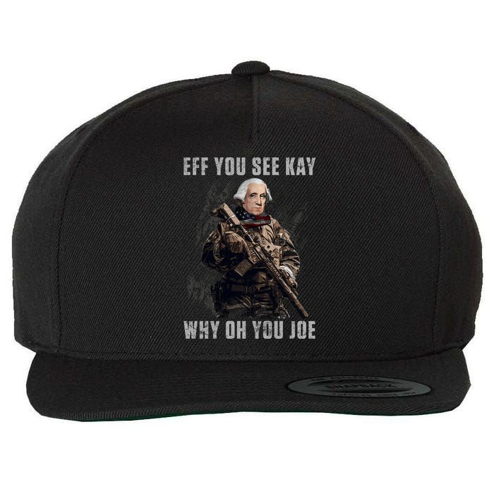 FJB Eff You See Kay Why Oh You Joe Wool Snapback Cap