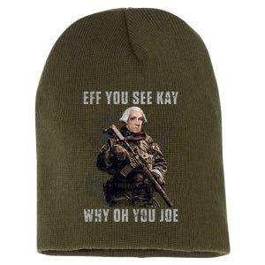 FJB Eff You See Kay Why Oh You Joe Short Acrylic Beanie