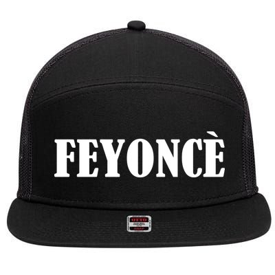 Feyonce 7 Panel Mesh Trucker Snapback Hat