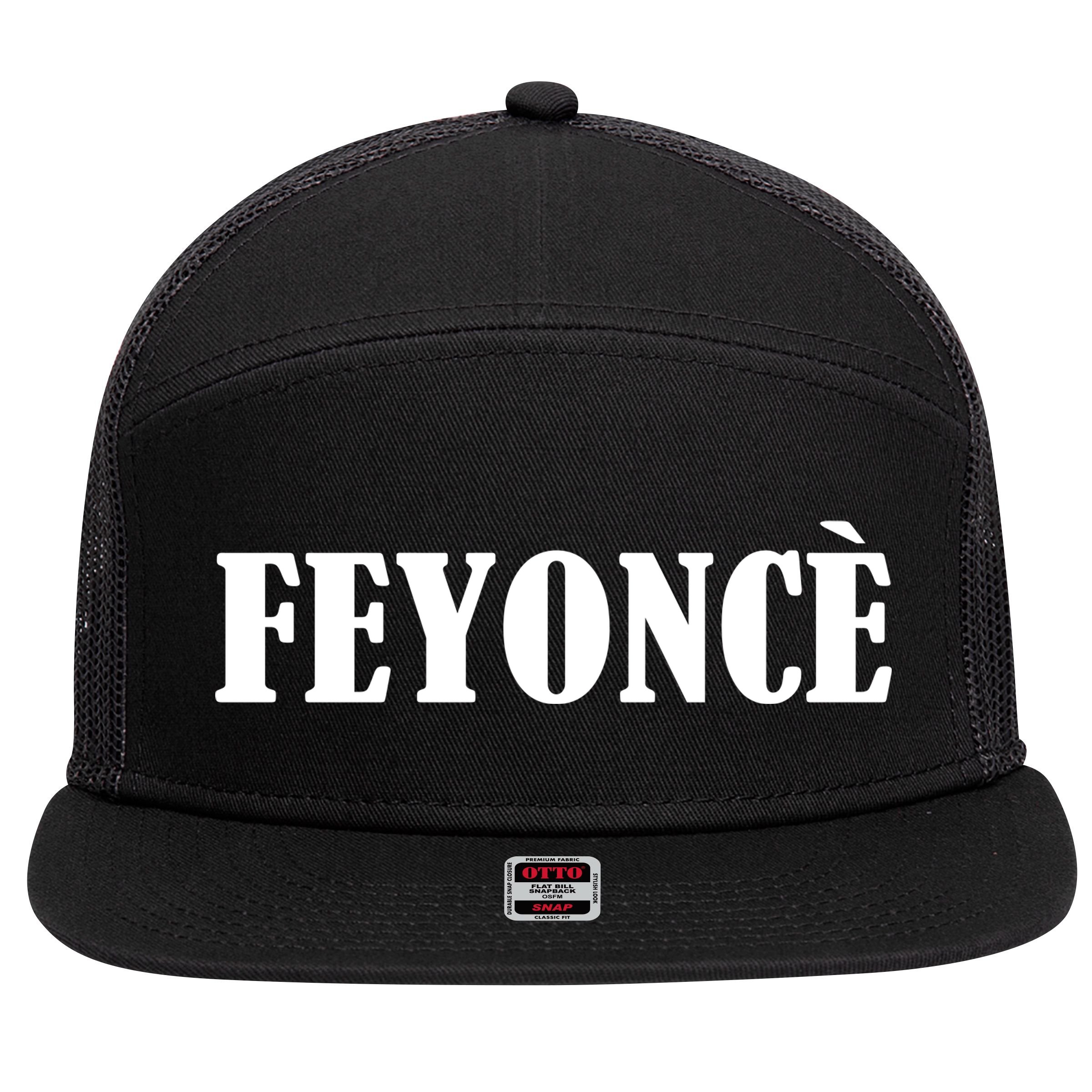 Feyonce 7 Panel Mesh Trucker Snapback Hat