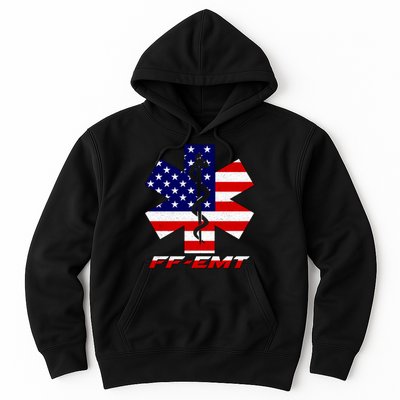 FF-EMT Firefighter Emergency Medical Tech Hoodie
