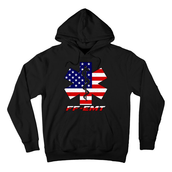 FF-EMT Firefighter Emergency Medical Tech Hoodie