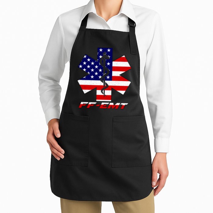 FF-EMT Firefighter Emergency Medical Tech Apron