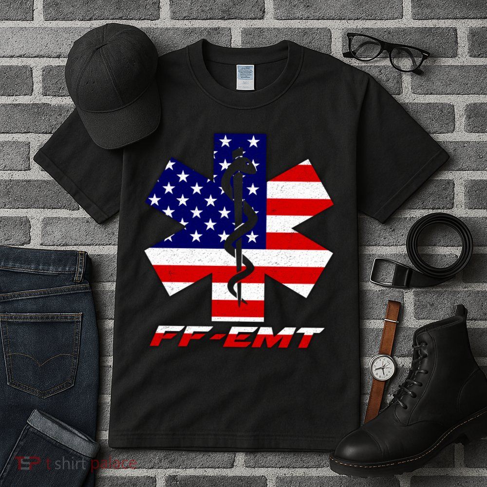FF-EMT Firefighter Emergency Medical Tech Tall T-Shirt