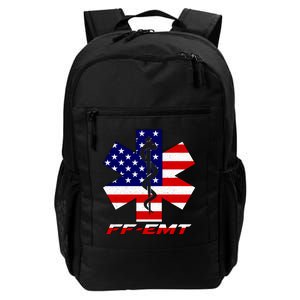 FF-EMT Firefighter Emergency Medical Tech Daily Commute Backpack