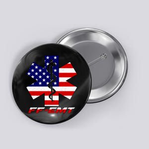 FF-EMT Firefighter Emergency Medical Tech Button