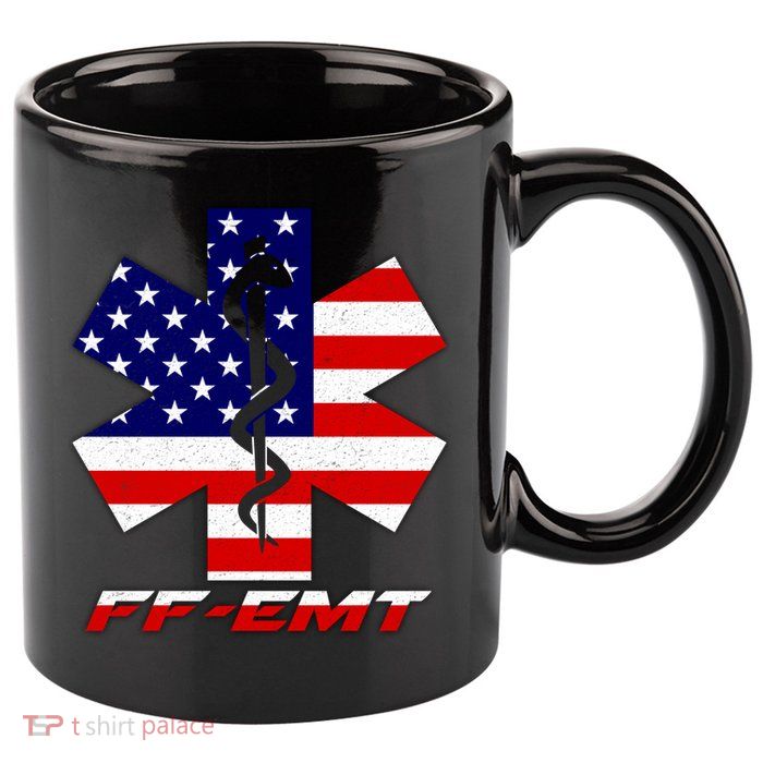 FF-EMT Firefighter Emergency Medical Tech 11oz C Handle Ceramic Mug