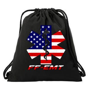 FF-EMT Firefighter Emergency Medical Tech Drawstring Bag