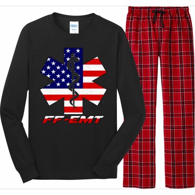 FF-EMT Firefighter Emergency Medical Tech Long Sleeve Pajama Set