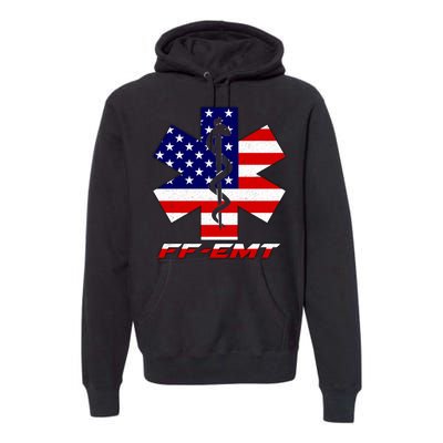 FF-EMT Firefighter Emergency Medical Tech Premium Hoodie