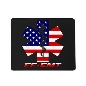 FF-EMT Firefighter Emergency Medical Tech Mousepad