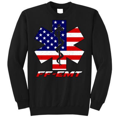 FF-EMT Firefighter Emergency Medical Tech Tall Sweatshirt