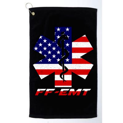 FF-EMT Firefighter Emergency Medical Tech Golf Towel
